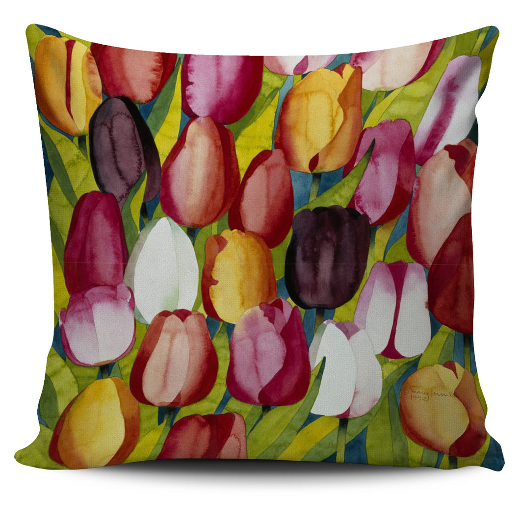 Mary Russell Botanical Art - Colorful Tulips