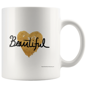 Beautiful on Heart Ceramic Mug