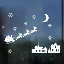 Christmas Snowman Snowflake Decoration Decal Window Wall Stickers