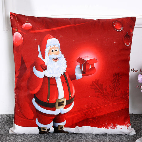 Santa Throw Pillow Cover