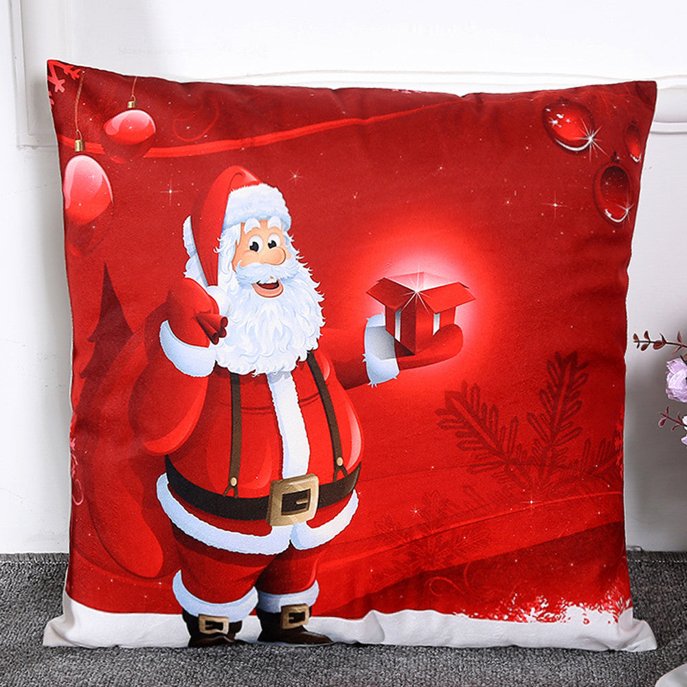 Santa Throw Pillow Cover $5 Special