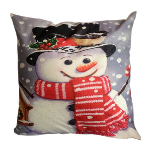 Snowman Throw Pillow Cover $5 Special