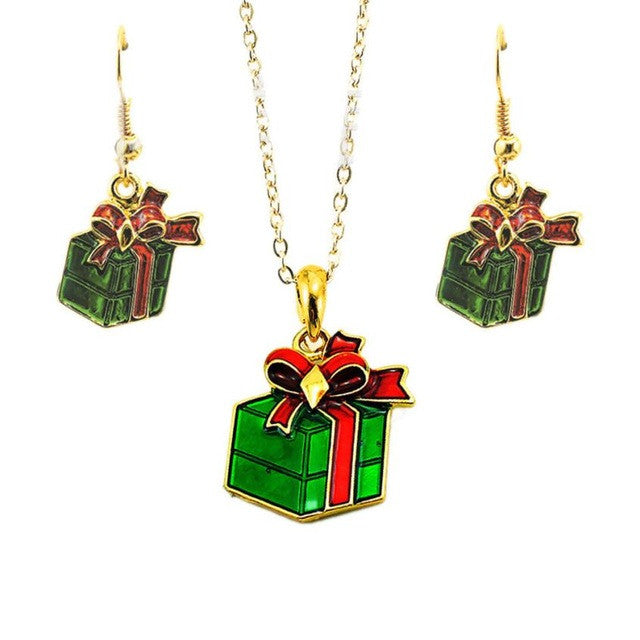 Christmas Gift Earrings & Necklace Set