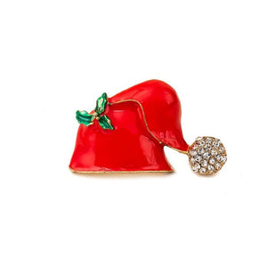 Christmas Hat Brooch Jewelry