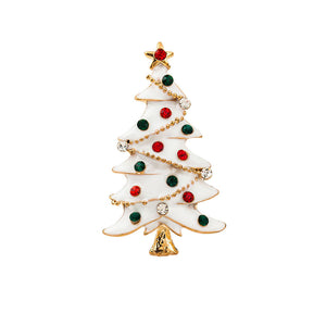 Christmas Tree Brooch Jewelry