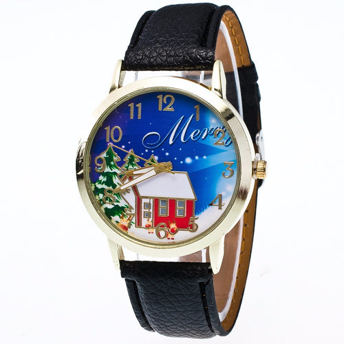 GENVIVIA Luxury Brand Christmas Fashion Women's Analog Quartz Watch