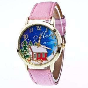 GENVIVIA Luxury Brand Christmas Fashion Women's Analog Quartz Watch