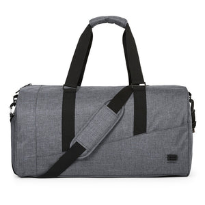 BAGSMART Men Travel Bag Large Capacity Carry on Luggage Bag Nylon Travel Duffle Shoe Pocket Overnight Weekend Bags Travel Tote