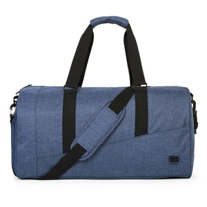 BAGSMART Men Travel Bag Large Capacity Carry on Luggage Bag Nylon Travel Duffle Shoe Pocket Overnight Weekend Bags Travel Tote
