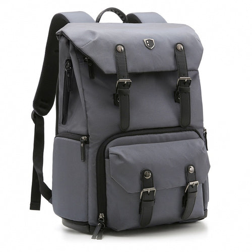 BAGSMART Canvas & Leather Retro Camera Bag NATIONAL GEOGRAPHIC NG5070 Camera Backpack Black Travel Camera Backpack Photography Bag