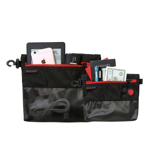 BAGSAMRT lightweight Packing Organizers for Travel and Storage Small/Large - 2pc Set