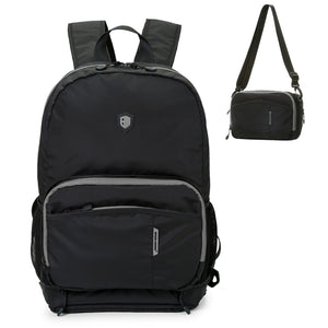 BAGMART  Waterproof Nylon Backpacks  Travel Foldable Backpacks Shoulder  School Bags for Men