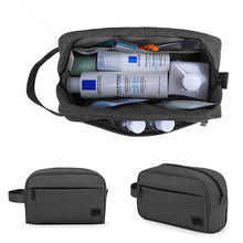 BAGSMART Toiletry Travel Bag Dopp Kit for men and women, Grey